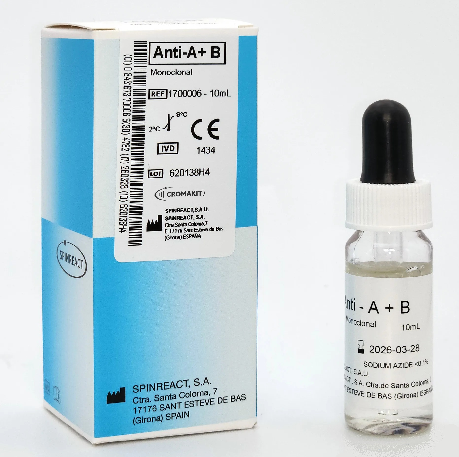 Anti- A+ B (antígenos Rh A-B)